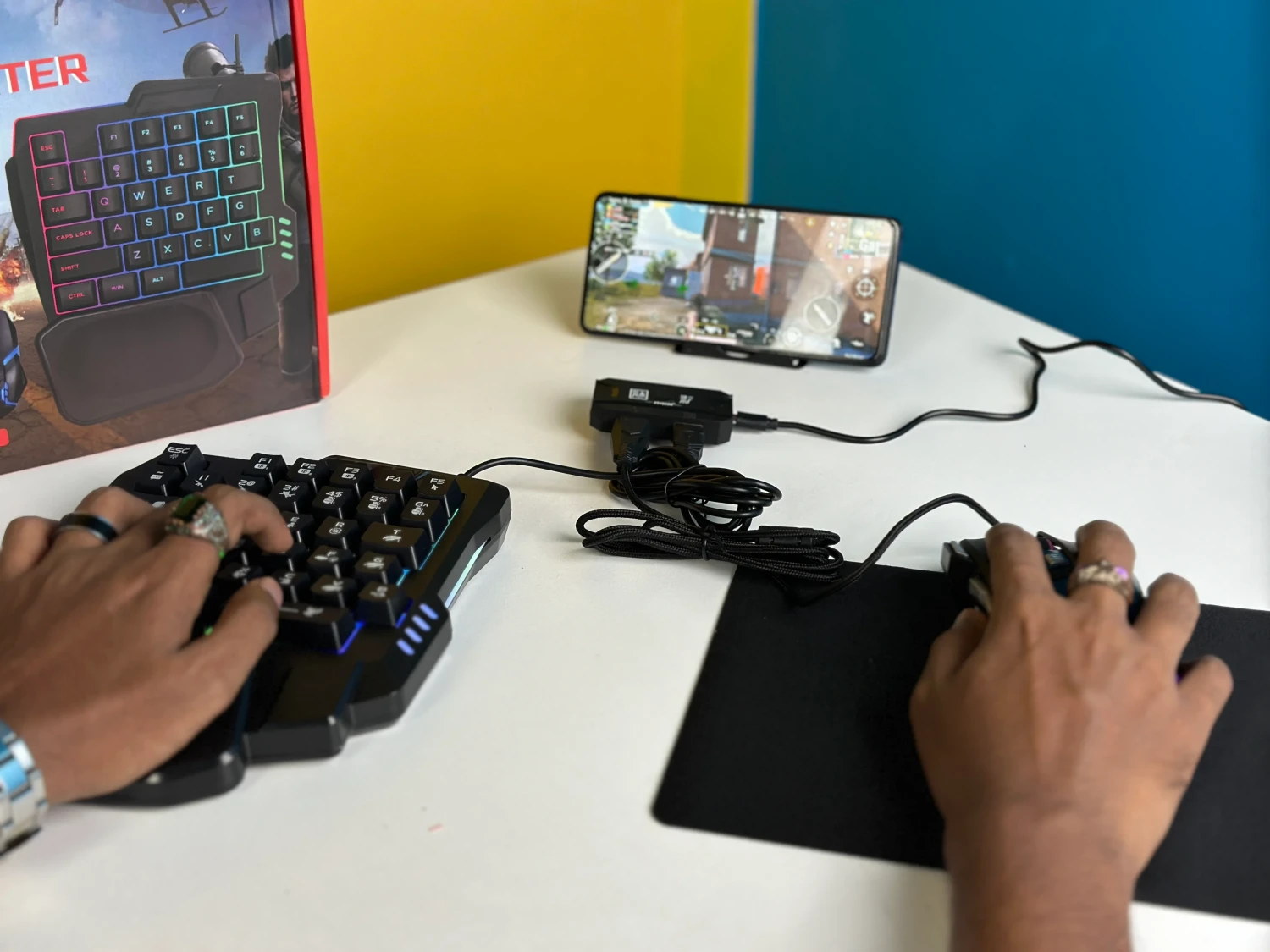 GearUP K190 Mobile Gaming RGB Keyboard & Mouse Combo