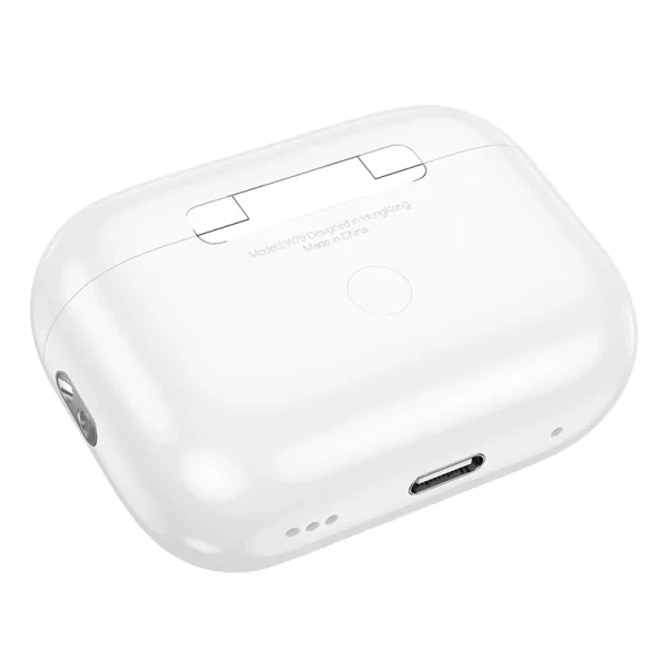 Hoco EW79 Bright ANC Touch Screen Bluetooth Earbuds – White 3