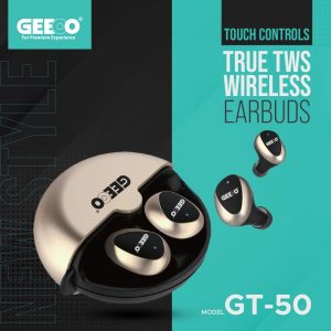 GEEOO - GT50 TWS Touch Control Earbuds